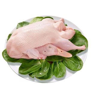 新鲜冷冻白条鸭樱桃谷瘦肉型鸭去内脏无爪无翅5斤一只可红烧可卤