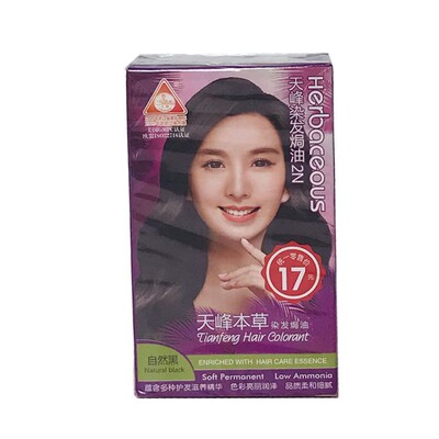 天峰染发膏栗棕自然黑棕黑正品
