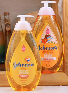 强生婴儿温和洗发露乳水新生800ml柔顺儿童BB无泪不涩眼港版进口