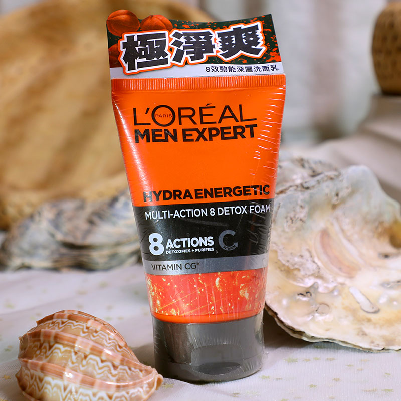 L'OREAL /欧莱雅男士深层净化洗面乳100ML超强控油洁净力港货进口