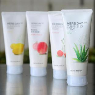 The Face Shop菲诗小铺洗面奶泡沫洁面乳芦荟柠檬膏女士学生党男