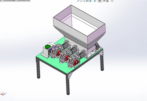 易拉罐回收装置设计含三维sw模型+二维cad图纸+说明1682228
