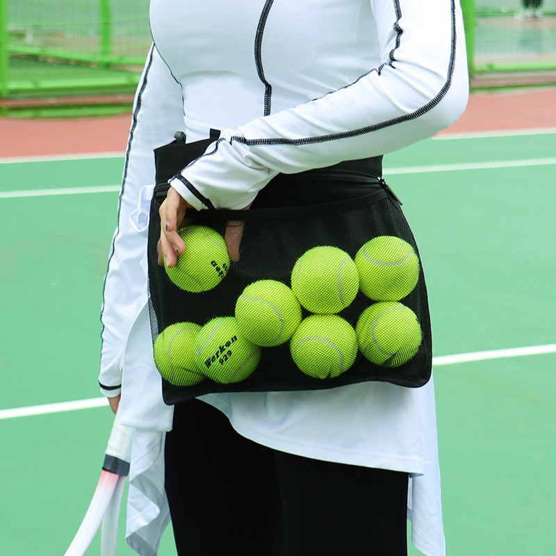 便携式小球腰包大容量网球拾球袋发球训练专用户外球类捡球收纳袋,运动/瑜伽/健身/球迷用品,网球包,淘宝优惠券,粉丝福利购,淘宝优惠卷