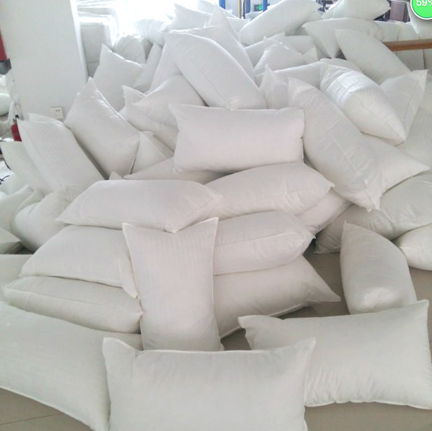 酒店宾馆旅馆医院养老院美容院羽丝绒多孔枕芯枕床上用品学校宿舍