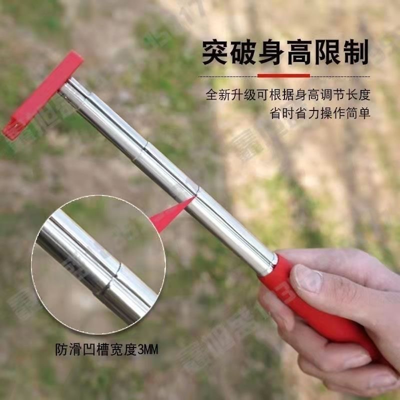 蒜苔收割刀抽蒜薹神器抽蒜苔的工具蒜薹收割刀划剥蒜苔神器折叠款