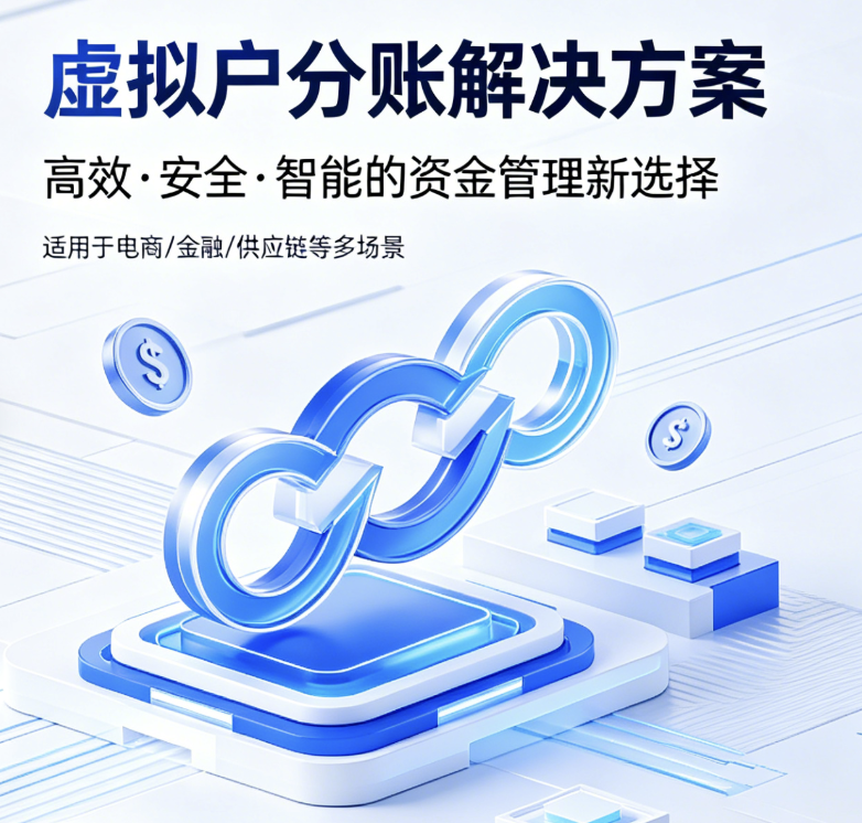 电商虚拟户云分账电商平台公户分账银行电子虚拟户供应商解决方案