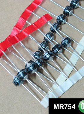 ON安森美 高速车轮管 MR754 6A/400V 整流二极管