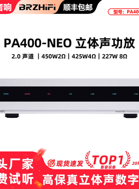 伟良音响BRZHIF数字功放机PA400功率放大器PURIFI参考荷兰1ET400A