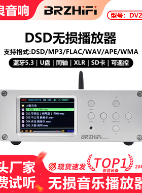 伟良音响BRZHIFI数字播放器DV20C-BT蓝牙5.3双ES9038解码DSD母带