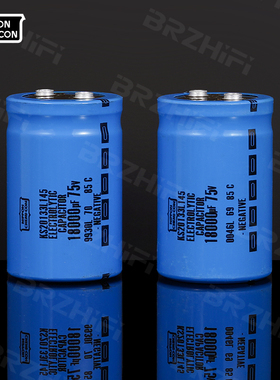 拆机 美国化工思碧UCC 75V18000uF 大水塘滤波电解电容