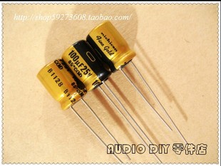 gold fine FG系列 100uF 音频用电解电容 尼吉康 25V nichicon