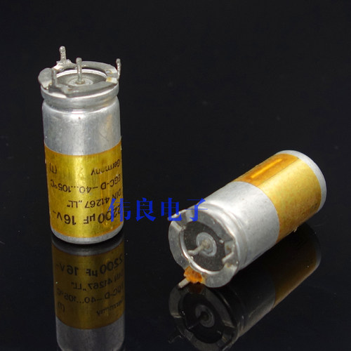 原装拆机早期西德 金装 ROE 16V 2200UF 发烧滤波电解电容