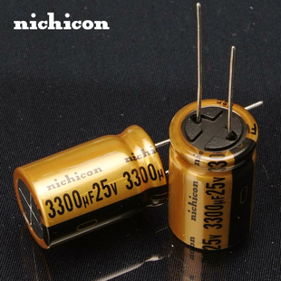3300Uf 全新原裝 尼吉康nichicon音頻電解電容 25V濾波電容