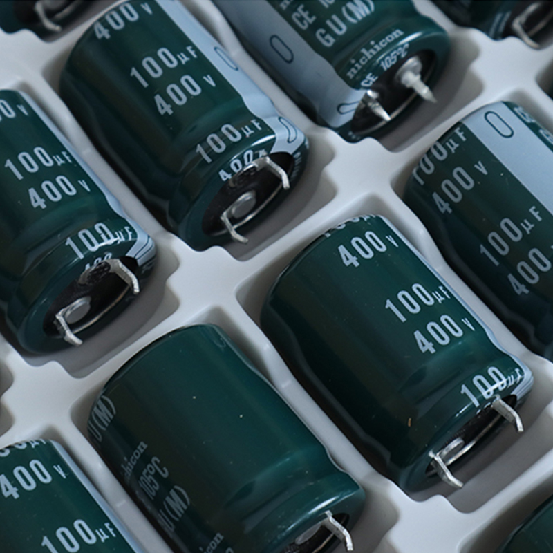全新Nichicon 400V100UF进口胆机滤波电解电容 原盒尼吉康 GU系列
