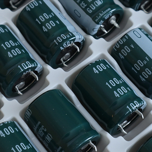 全新Nichicon 400V100UF进口胆机滤波电解电容 原盒尼吉康 GU系列