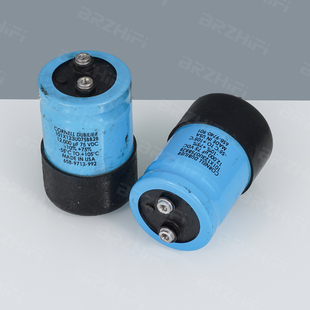拆机 原装美国CORNELL DUBILIER 大D电解滤波电容 12000uF 75V