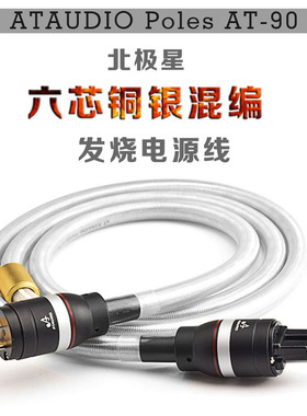 原装ATA精品发烧镀银hifi CD/胆机/功放/音响 国标 美标电源线