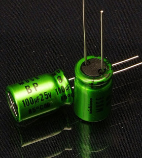 本原装nichicon音频无极电解电容BP 100uF/25V