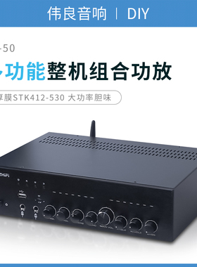 200WX2大功率蓝牙K歌发烧厚膜功放机U盘播放HIFI卡拉ok机家用