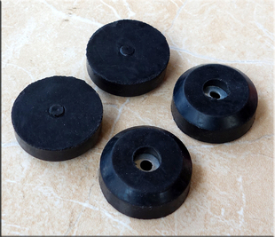 一套4个 橡胶机脚 脚钉 防震Φ40X16mm高