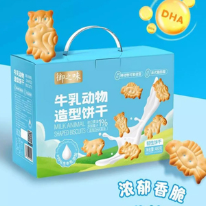 御之味牛乳动物造型酥脆饼干奶香味480g学生宿舍办公室休闲小零食