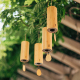 治愈系铃铛 竹制和弦风铃 高级日式 阳台挂饰 风之诗 饰 装
