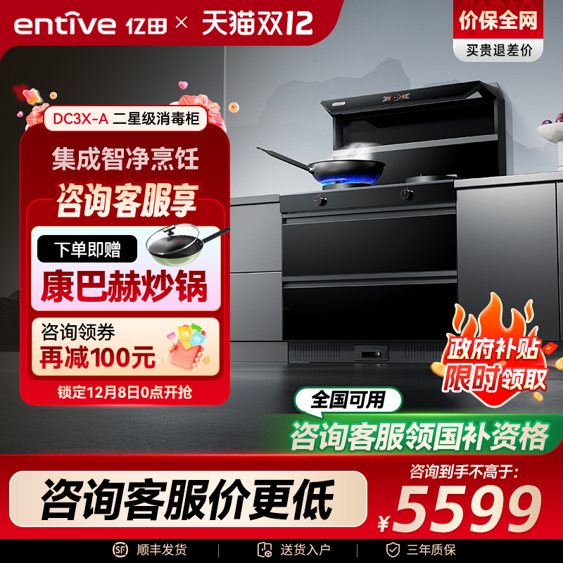 立减20%亿田二星消毒集成灶