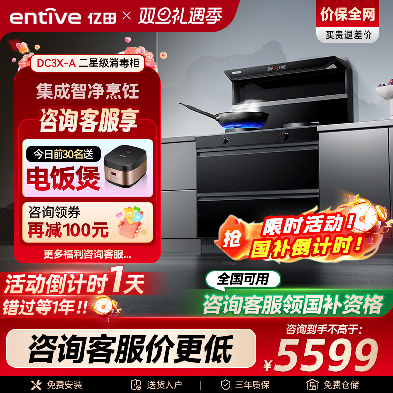 立减20%亿田二星消毒集成灶