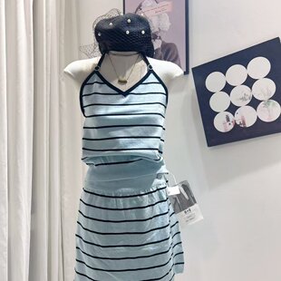 开衫 COOLLINE林子熙 挂脖吊带 嗲嗲日常条纹组 Paris奶气千金_