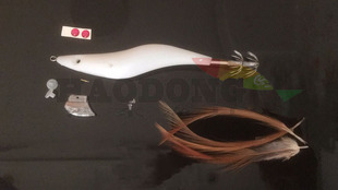 鱿鱼钩木虾日本虾体yamashita本体渔具配件DIY自制客制化订制夜光