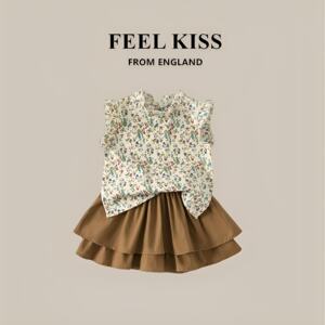 英国Feelkiss女童套装夏