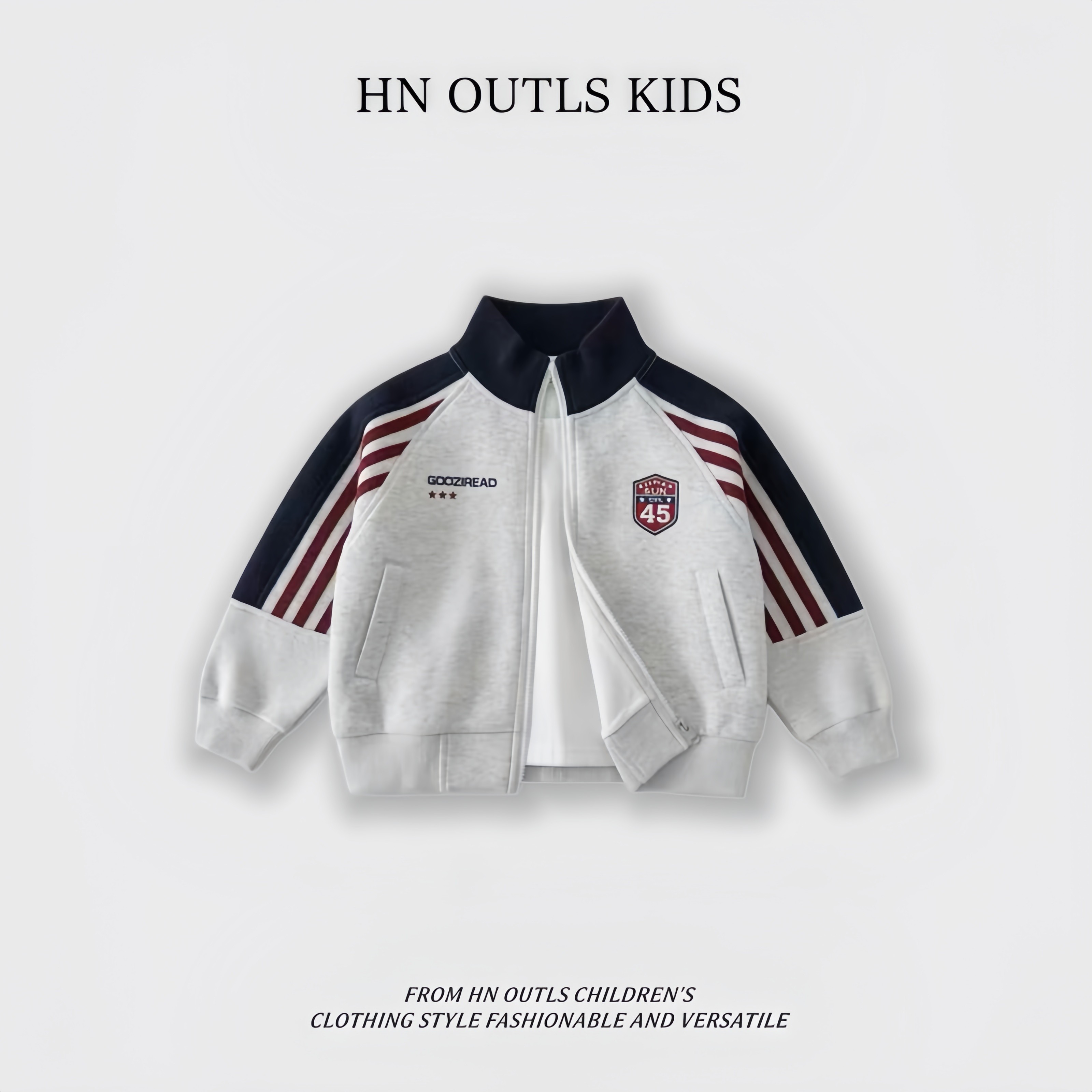 HNOUTLS儿童棒球服外套2