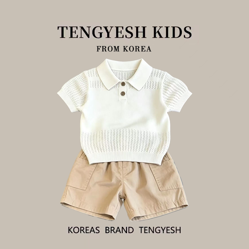 韩国TENGYESH男童T恤夏季