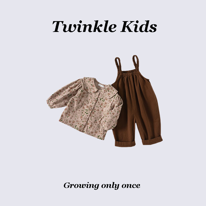 TwinkleKids~女童背带裤
