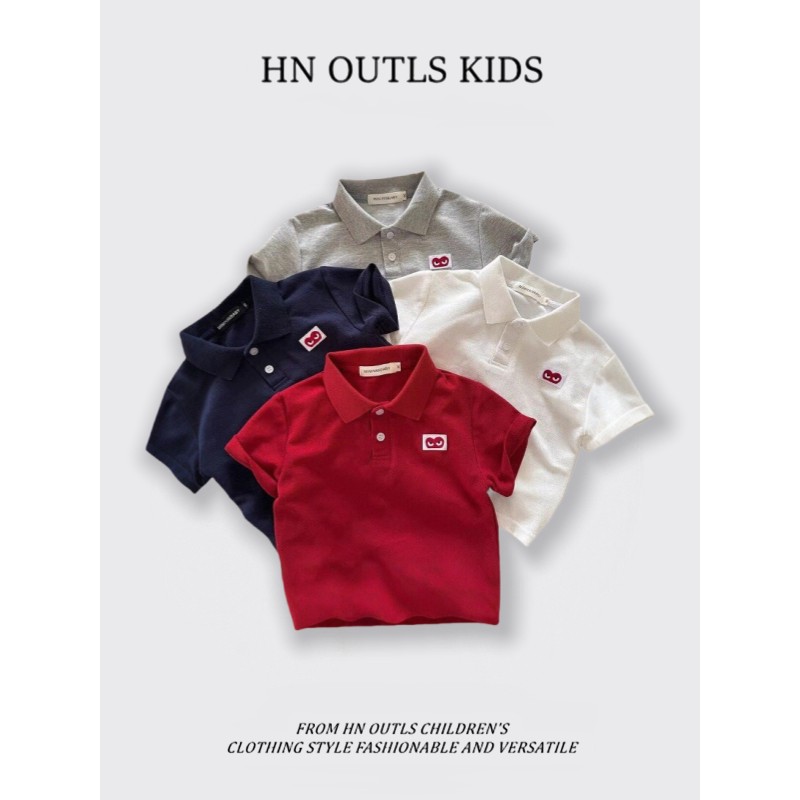 HNOUTLS童装儿童t恤夏新