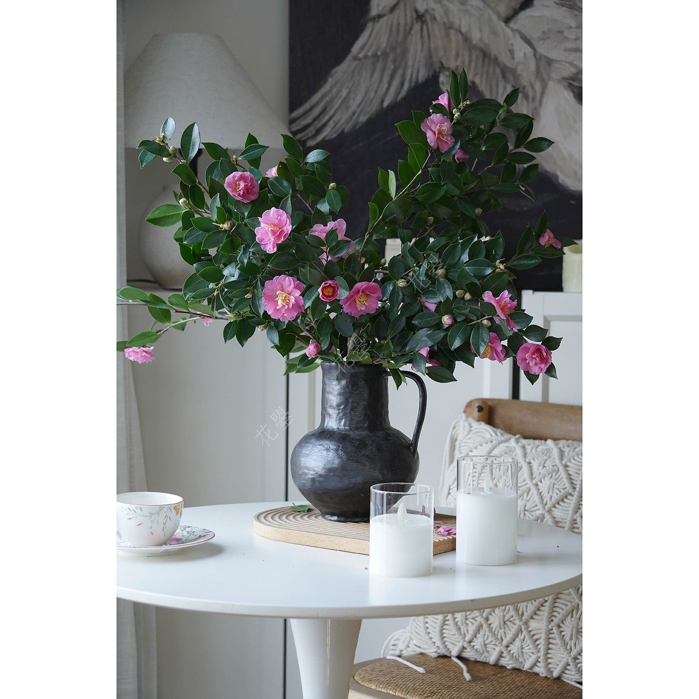 山茶花鲜切花真花水养鲜花瓶插花白色山茶花粉色山茶花玫红色茶花,鲜花速递/花卉仿真/绿植园艺,花材,淘宝优惠券,粉丝福利购,淘宝优惠卷