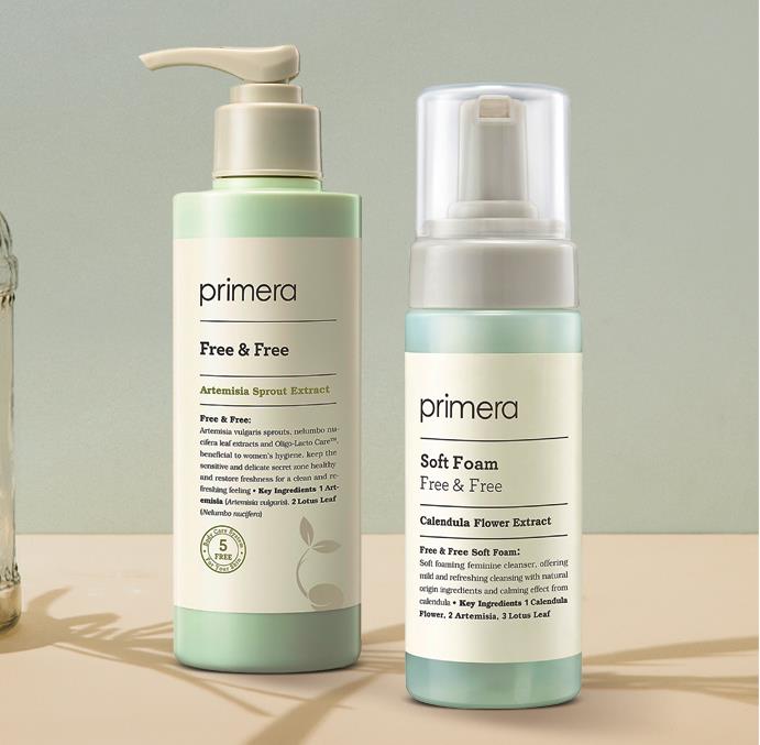 韩国primera芙莉美娜女性私处护理液温和不刺激去异味150ml泡沫型