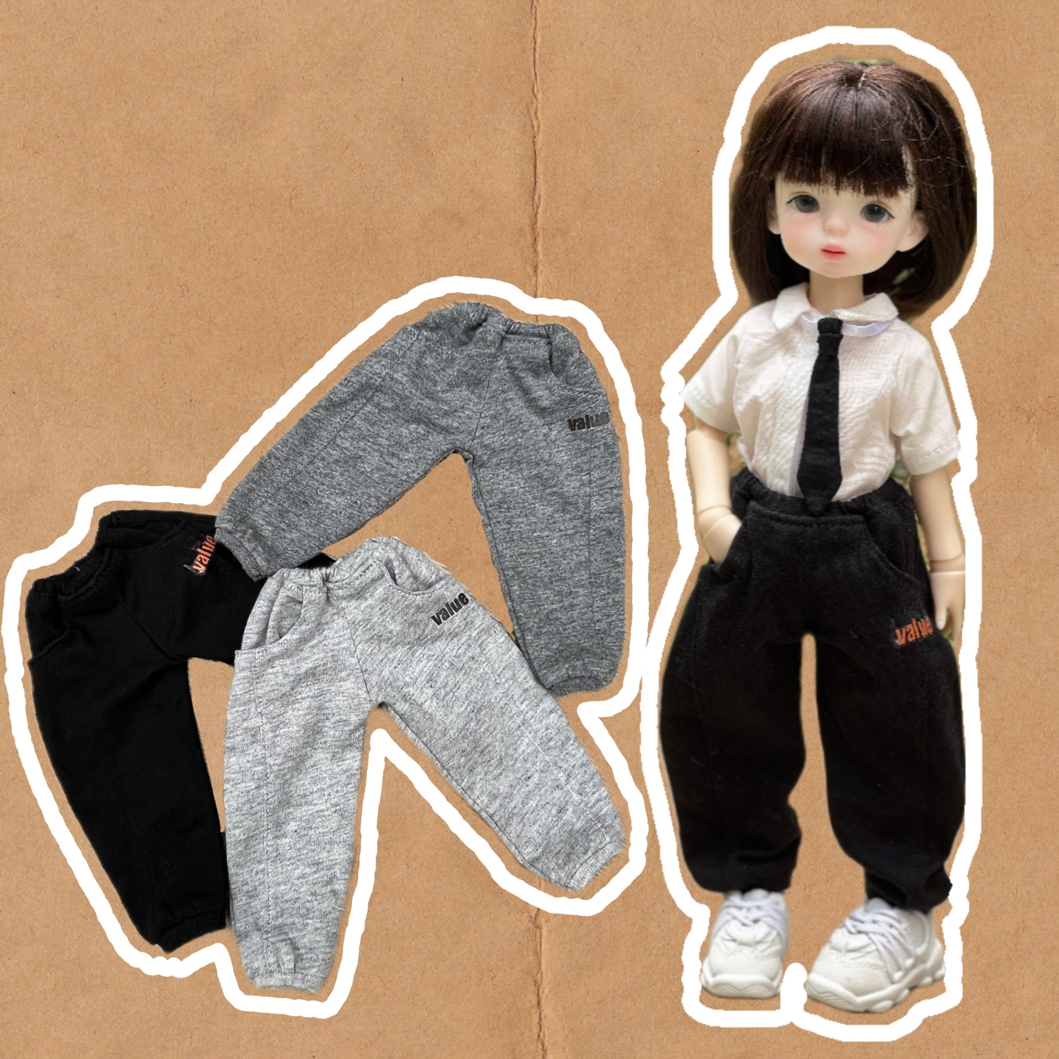 野咻裤子bjd运动裤裤子