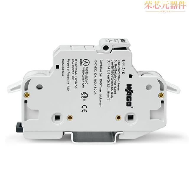 811-314原装「2-CONDUCTOR FUSE TERMINAL BLOCK」正品