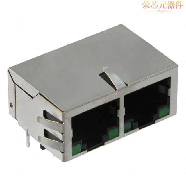 JX80-0019NL原装「CONN JACK 2PORT 100 BASE-TX PCB」正品