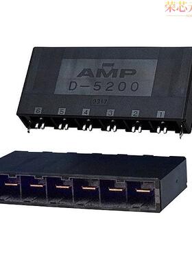 1-179960-2原装「CONN HEADER VERT 6POS 10.16MM」正品