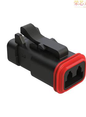 AT06-2S-MM01BLK原装「2-WAY PLUG, BLACK FEMALE CON