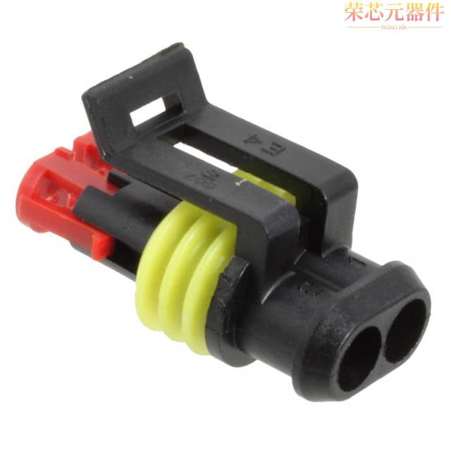 282080-1原装「CONN PLUG 2POS 1.5 SERIES BLACK」正品