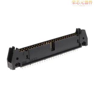 HEADER 「CONN VERT 50POS 3433 2.54MM」正品 6002原装