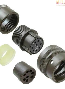 PT06E-12-8S原装「CONN PLUG FMALE 8P GOLD SLDR CUP」正品