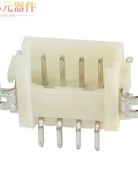 DF13-4P-1.25H(21)原装「CONN HEADER SMD R/A 4POS 1