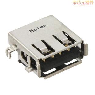 USB2.0 TYPEA 4POS 0482580001原装 RA」正品 RCP 「CONN
