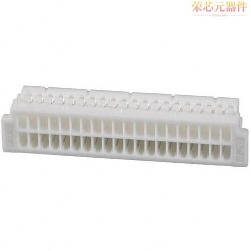 SHDR-40V-S-B原装「CONN HOUSING SHD 40POS 1MM WHITE」正品