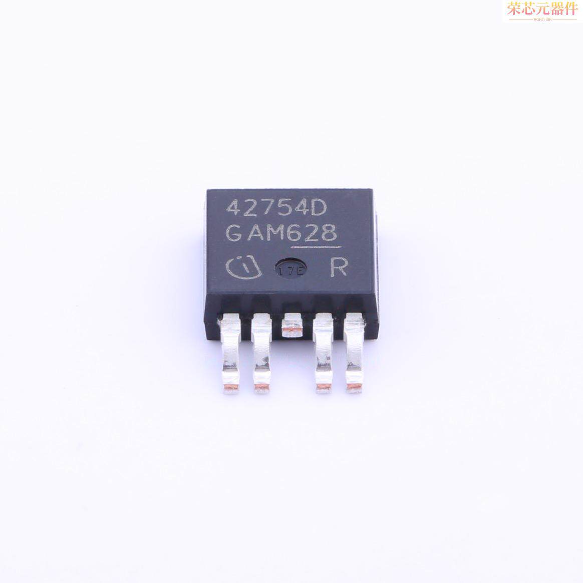 TLE42754D原装「Vin=42V Vout=5V 450mA 60dB@(100Hz)」正品