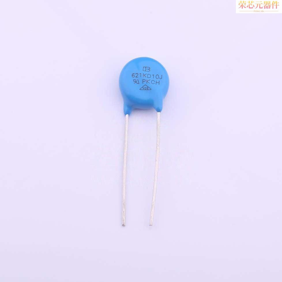 621KD10J原装「钳位电压1.025kV 72焦耳 插件压敏电阻」正品